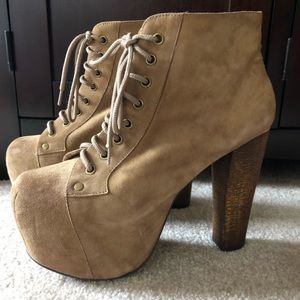 Jeffrey Campbell Suede Lita Booties